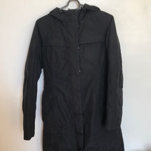 Black north face winter jacket